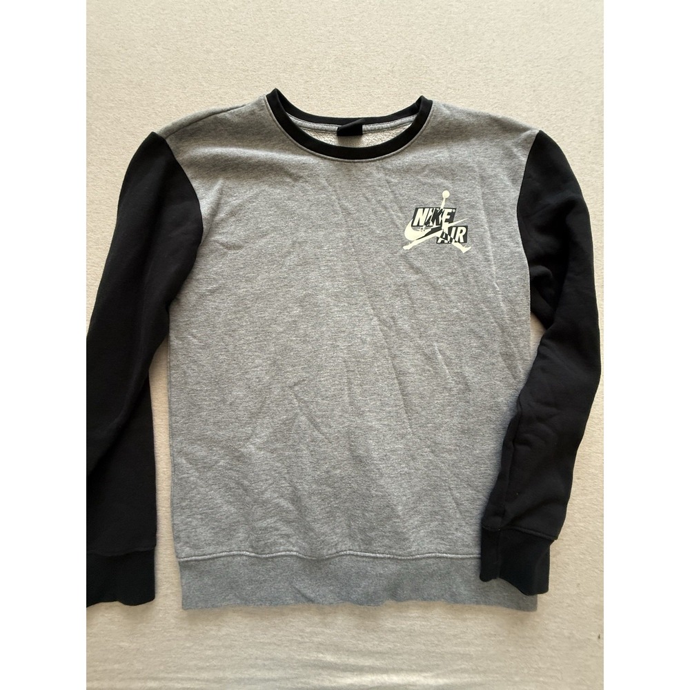 Jordan Black And Gray Sweater Xl By 13-14 Year Old